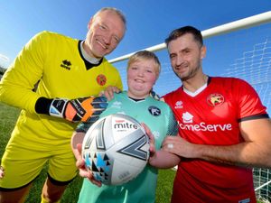 Supporting image for story: Legends beat fans 10-1 as Walsall charity game raises £500
