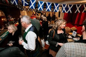 Celebrations get underway at Bridgnorth Rugby Club for the annual Burns Supper