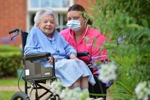 Wellbeing and activities co-ordinator Jess Mitchell had the idea to get as many birthday cards sent in as possible for the big day