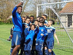 Supporting image for story: Young fan club out behind Shrewsbury Town's Omar Beckles