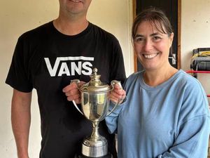 Supporting image for story: Ludlow bowlers team up to win county competition - bowls round-up