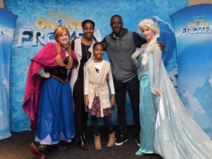 Supporting image for story: In pictures: Aston Villa stars attend opening night of Disney On Ice presents Frozen in Birmingham