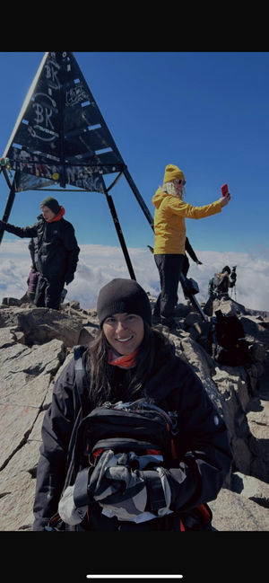 My face when climbed a staggering 4200m to raise money for the charity: CRISIS!