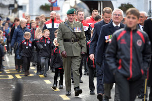 The parade made its way through Bridgnorth town centre