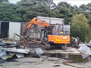 Supporting image for story: Shropshire tyre site clean-up still rolling on - watch the video
