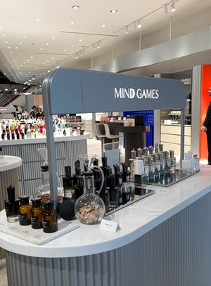 Mind Games fragrances at the new look Selfridges beauty hall in Birmingham