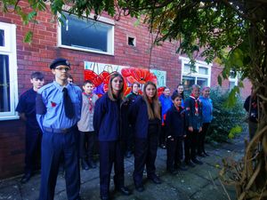 Brownhills Ormiston Academy held a Remembrance Day service