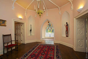 A reception hall forms part of the £1.25m mansion