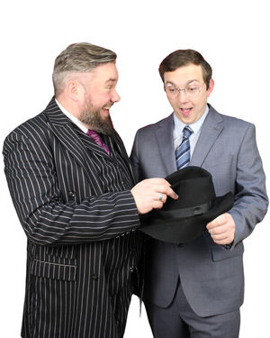 Daniel Cox as Max and Richard Cooper at Leo in Tinkers Farm Opera's production of "The Producers."