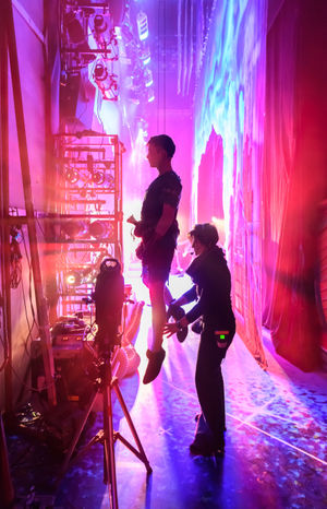 Behind the scenes of Peter Pan at Birmingham Hippodrome. Picture by Simon Hadley