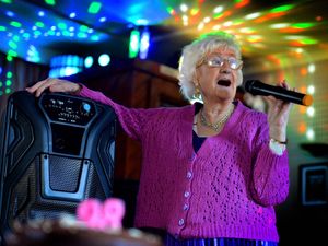 Supporting image for story: Shropshire's 'karaoke queen' dies just days before 99th birthday party