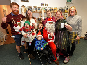 Supporting image for story: Business holds Christmas event to thank customers