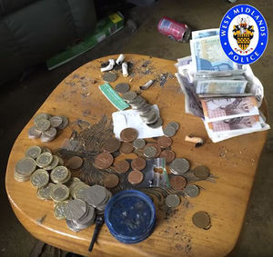 Cash discovered by police