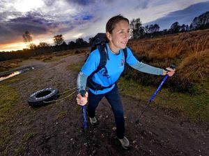 Supporting image for story: Cannock Chase and a 4x4 tyre: Training to trek coast-to-coast across Antarctica