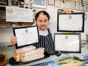 Supporting image for story: Delight for Staffordshire butcher after triple win at British Food Awards