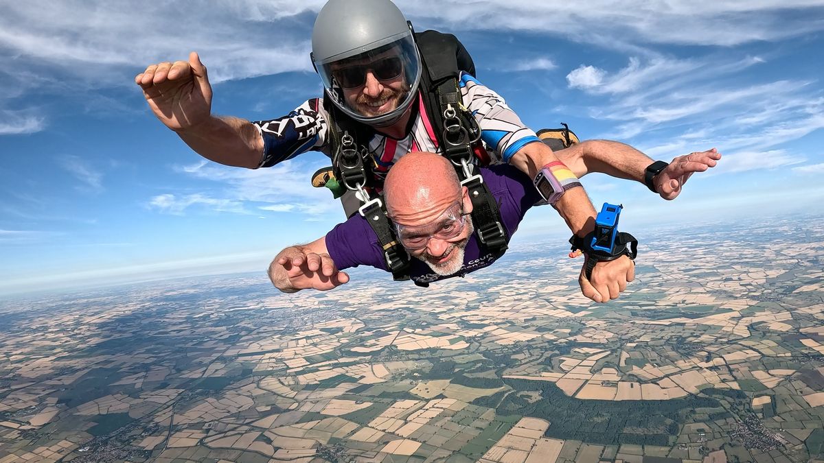 Cyber trio skydive for Black Country Women&rsquo;s Aid