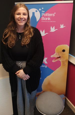 Photo caption: Newly appointed Potters Bank money hub officer Hannah Harrison says: “The Potters Bank will help local people who need it most through ethical affordable loans, secure savings and financial wellbeing support.”