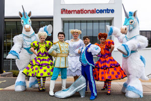 The cast of Telford's pantomime