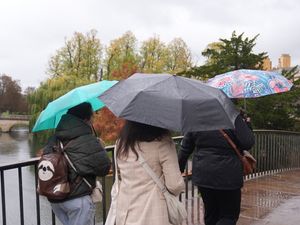 Supporting image for story: Storm Benjamin moves away from UK but wind and downpours set to continue