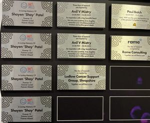 LCSG tile in one section of the 'Wall of Hope'.