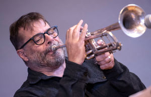 Trumpeter Steve Waterman at the Lichfield concert