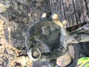 The joystick in the wreckage