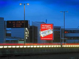 Supporting image for story: Ad signs approved despite claims they are danger to motorway drivers