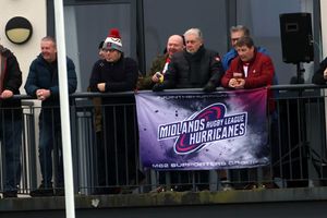 The Hurricanes supporters kept up the noise throughout the game. Photo: Andy Shaw