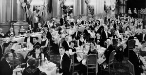 The Shropshire Society in London's banquet in jubilee year, 1935.