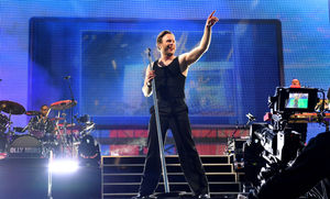 Olly Murs performing at at Forest Live on Cannock Chase