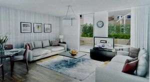 An artist's impression of the new flats