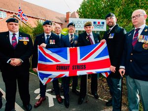 Supporting image for story: Second march over Newport Combat Stress charity cuts