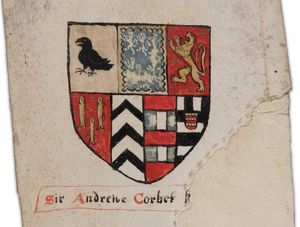 Corbet Shield on the Ludlow Castle Heraldic Roll