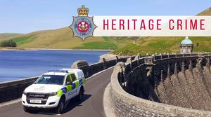 Rural Crime Team Officers are investigating a report of heritage crime at Bronllys Castle