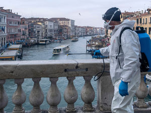 Supporting image for story: 'Why is the UK panic buying?' Black Country woman on life in locked-down Venice