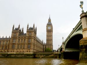 The Houses of Parliament seen from the River Thames