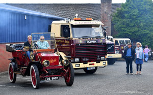 The Steam Up event in the centre of Bishop's Castle