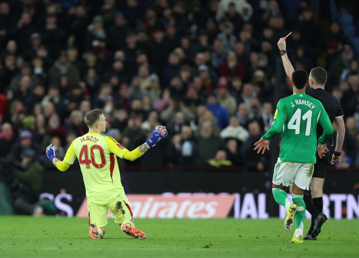 Unai Emery refuses to blame Marco Bizot after Aston Villa crash out of FA Cup