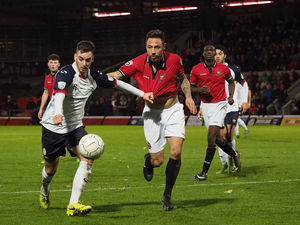 Supporting image for story: AFC Telford's Max Leonard eyes up 15-goal haul