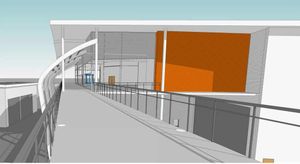 Another artist's impression of the centre, which will link Dudley to the national rail network
