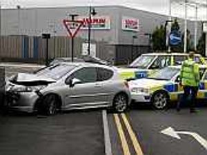 Supporting image for story: Car hits nursery in police chase