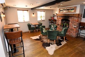 The pub has a look which mixes modern with contemporary