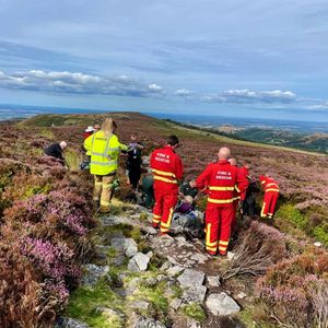 Emergency services were called to Stiperstones on Sunday afternoon after a female hiker was injured following a fall. Photo: West Mercia Search & Rescue