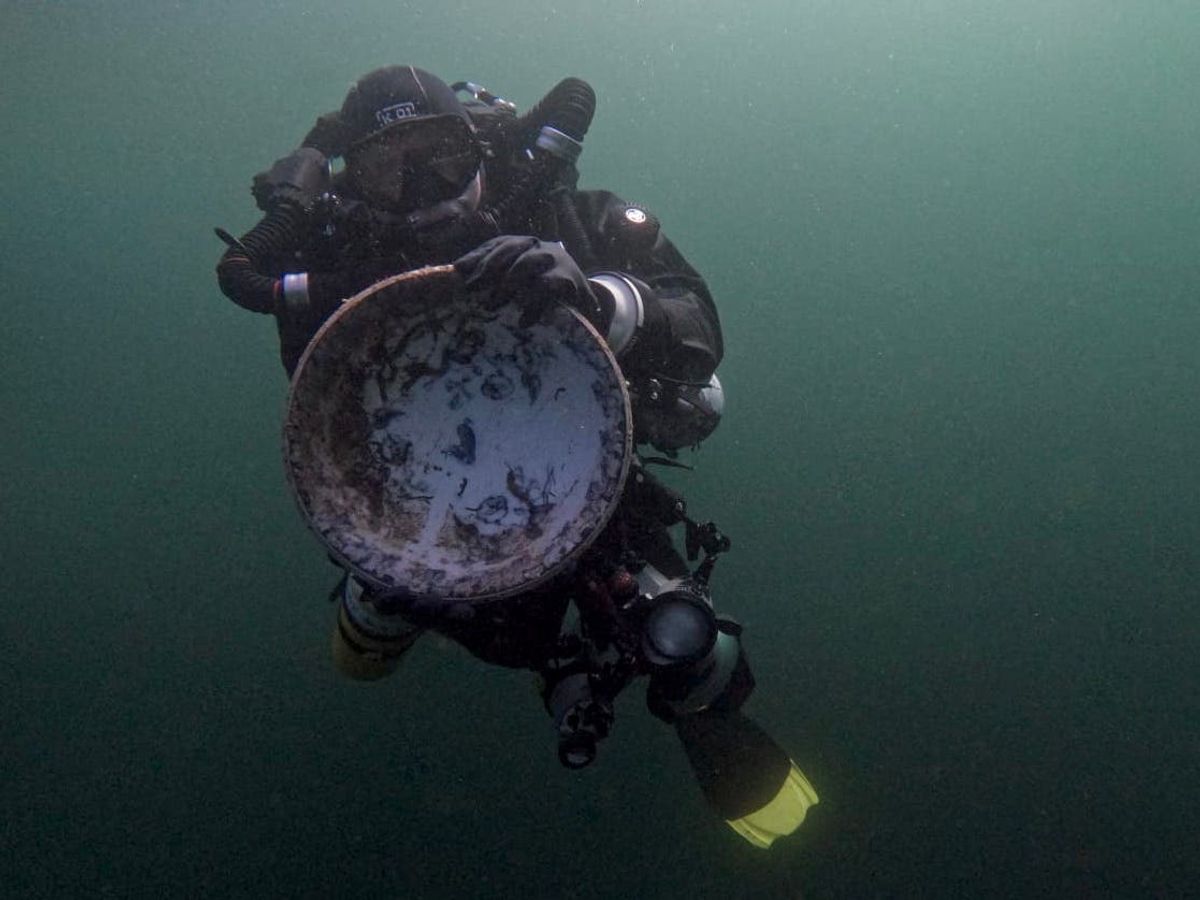 19th century ceramics recovered from shipwreck to go on display