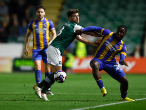 Supporting image for story: Shrewsbury loanee Christian Saydee hailed for playing with illness 