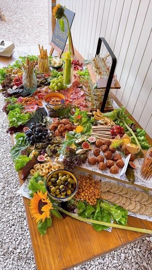 A delicious evening buffet from a recent wedding