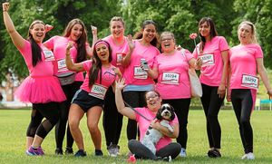Group from Shropshire running for their friend Karen