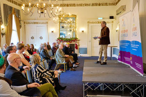 Patron Simon Price presents the We Love Lichfield awards on Friday 5 December to voluntary groups at The George Hotel, Lichfield