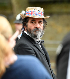 A gentleman among the mourners.