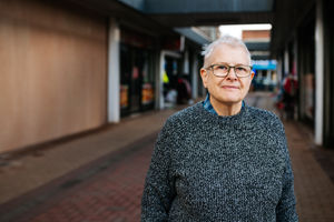 Penny Walden from Craven Arms who is a regular visitor to Oakengates